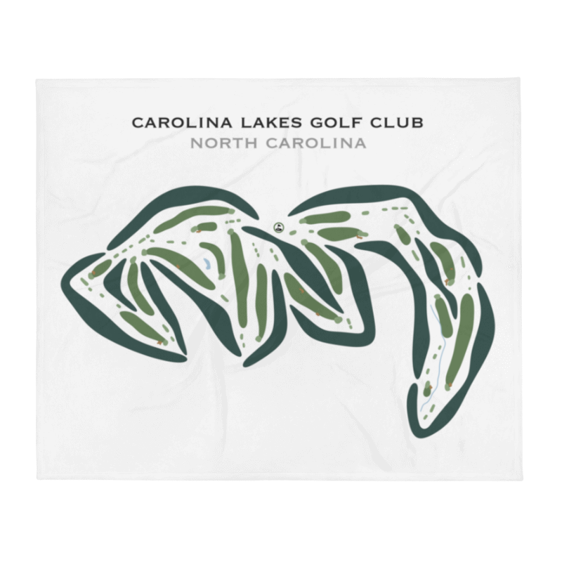 Carolina Lakes Golf Club, North Carolina - Printed Golf Courses