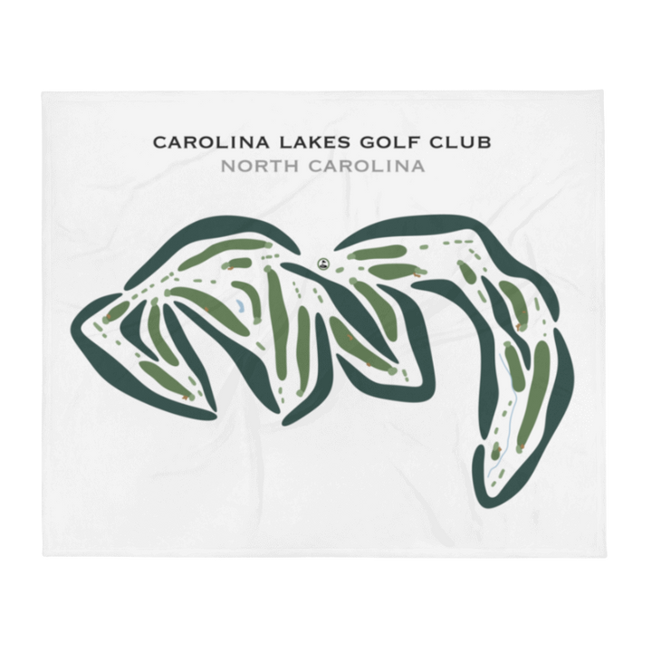 Carolina Lakes Golf Club, North Carolina - Printed Golf Courses