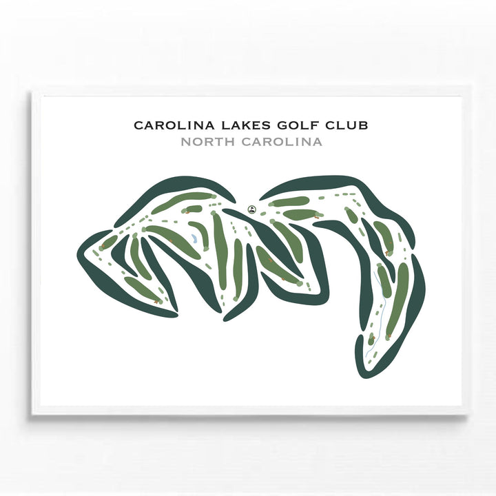 Carolina Lakes Golf Club, North Carolina - Printed Golf Courses