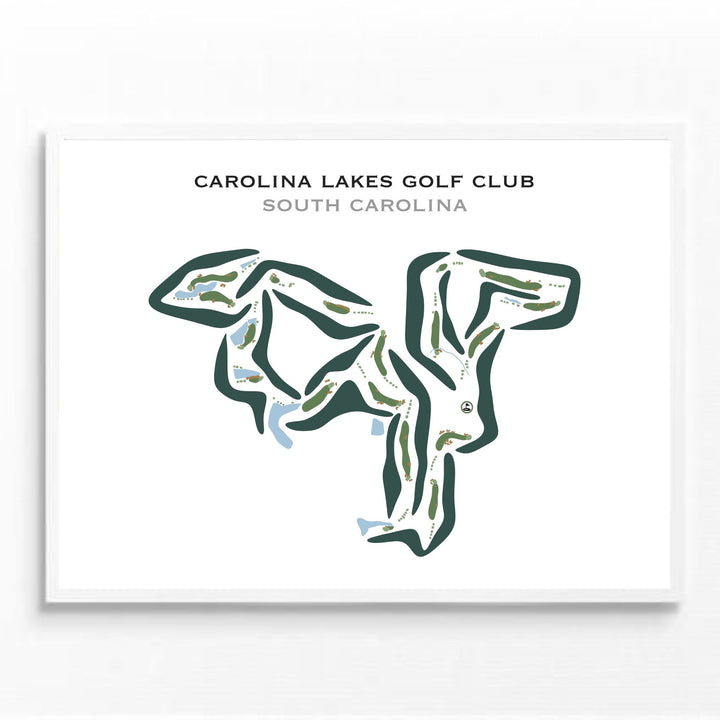 Carolina Lakes Golf Club, South Carolina - Printed Golf Courses