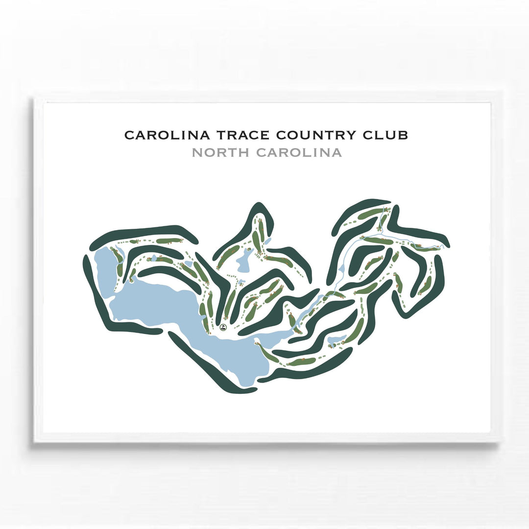 Carolina Trace Country Club, North Carolina - Printed Golf Courses