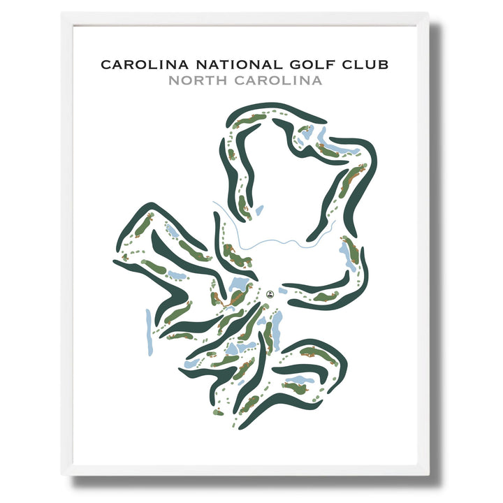 Carolina National Golf Club, North Carolina - Printed Golf Course