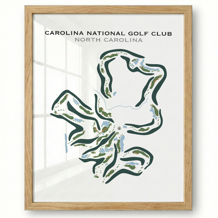 Carolina National Golf Club, North Carolina - Printed Golf Course
