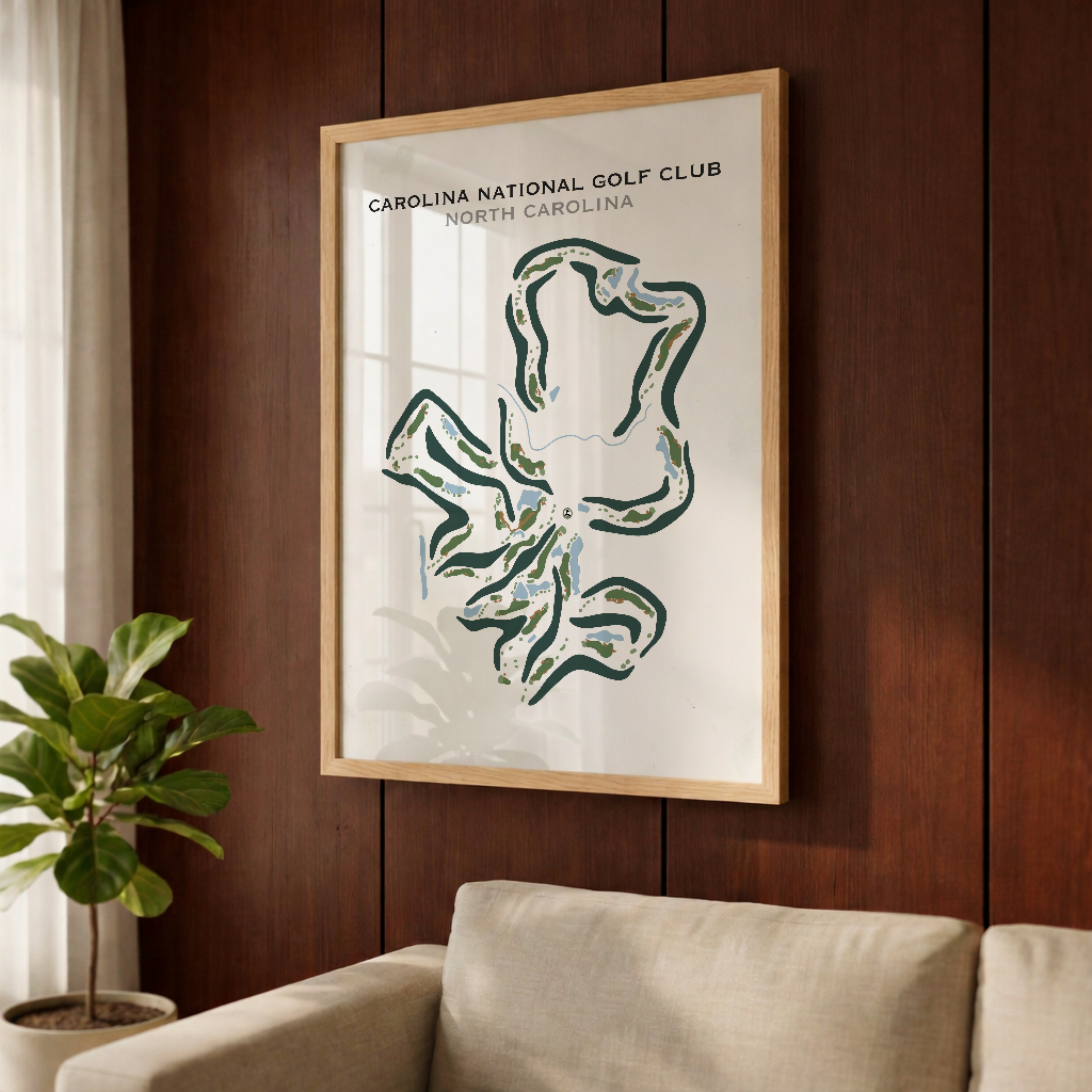 Carolina National Golf Club, North Carolina - Printed Golf Course