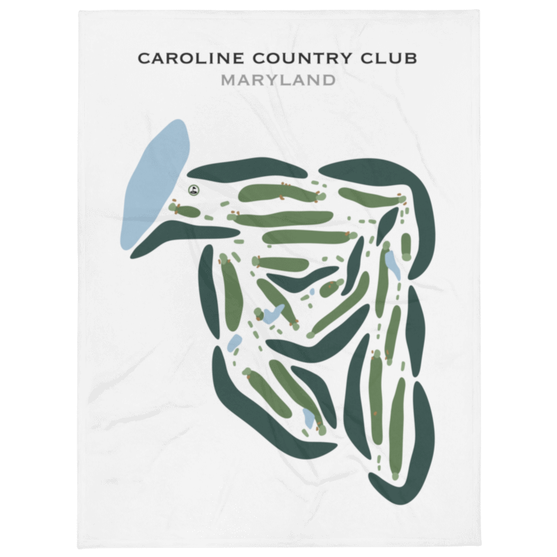 Caroline Country Club, Maryland - Printed Golf Courses