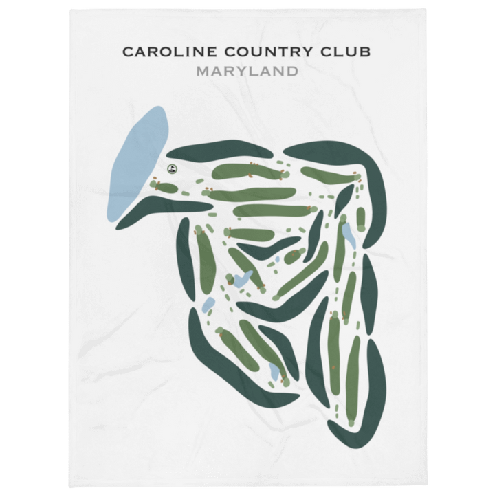Caroline Country Club, Maryland - Printed Golf Courses
