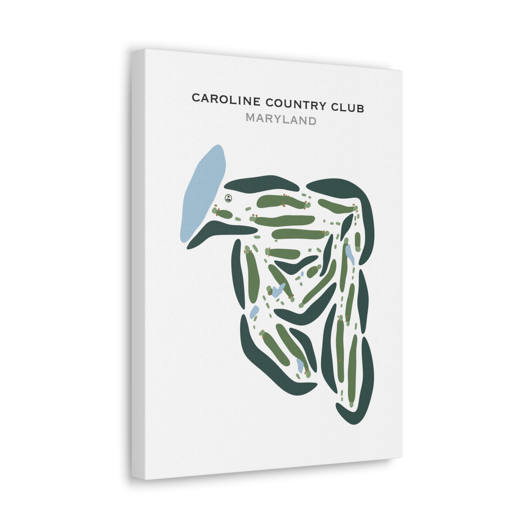Caroline Country Club, Maryland - Printed Golf Courses