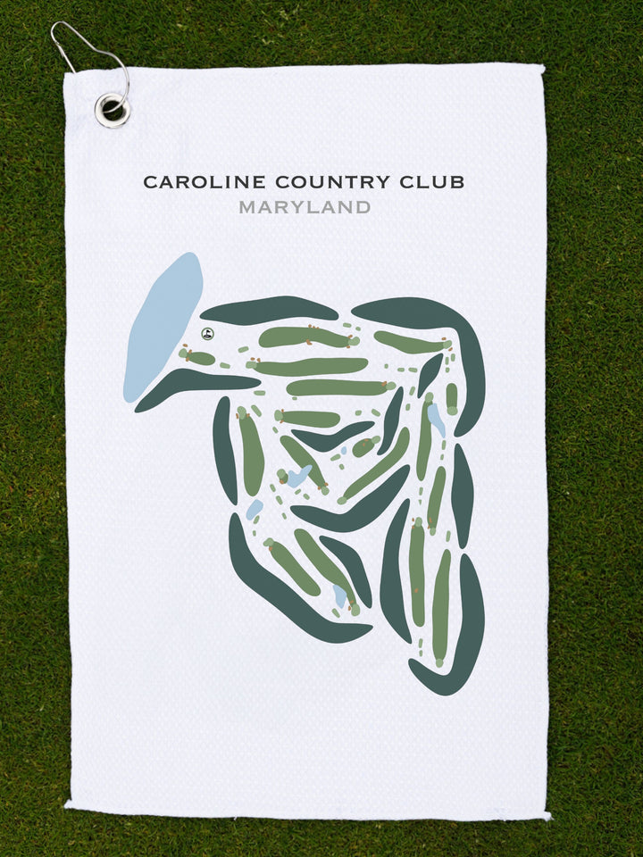 Caroline Country Club, Maryland - Printed Golf Courses