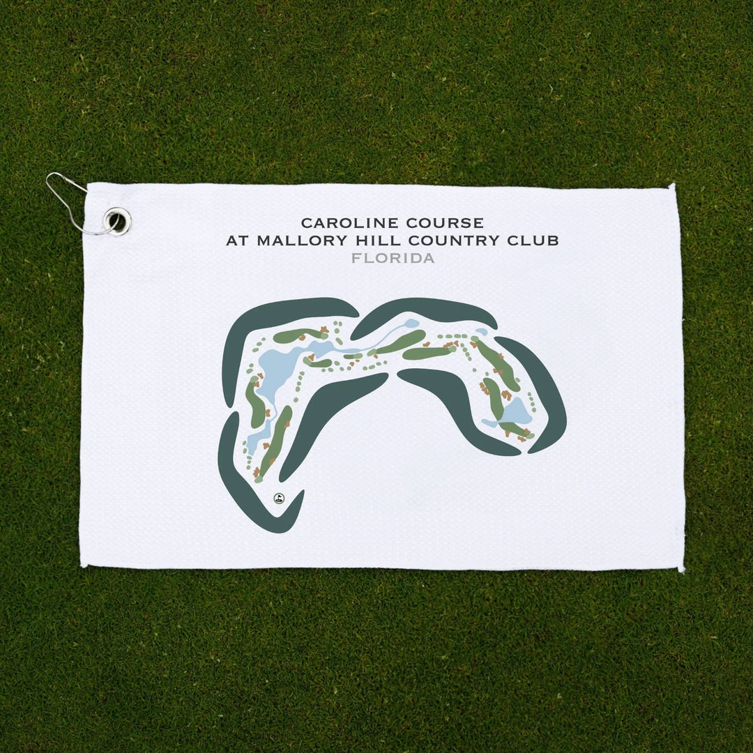 Caroline Course at Mallory Hill Country Club, Florida - Printed Golf Courses