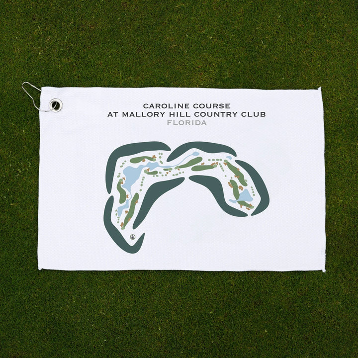 Caroline Course at Mallory Hill Country Club, Florida - Printed Golf Courses