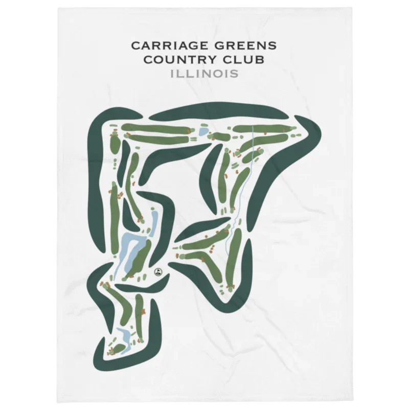 Carriage Greens Country Club, Illinois - Printed Golf Courses