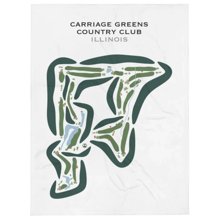 Carriage Greens Country Club, Illinois - Printed Golf Courses