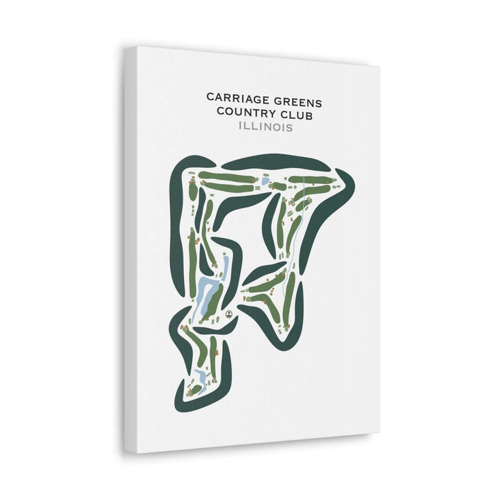 Carriage Greens Country Club, Illinois - Printed Golf Courses