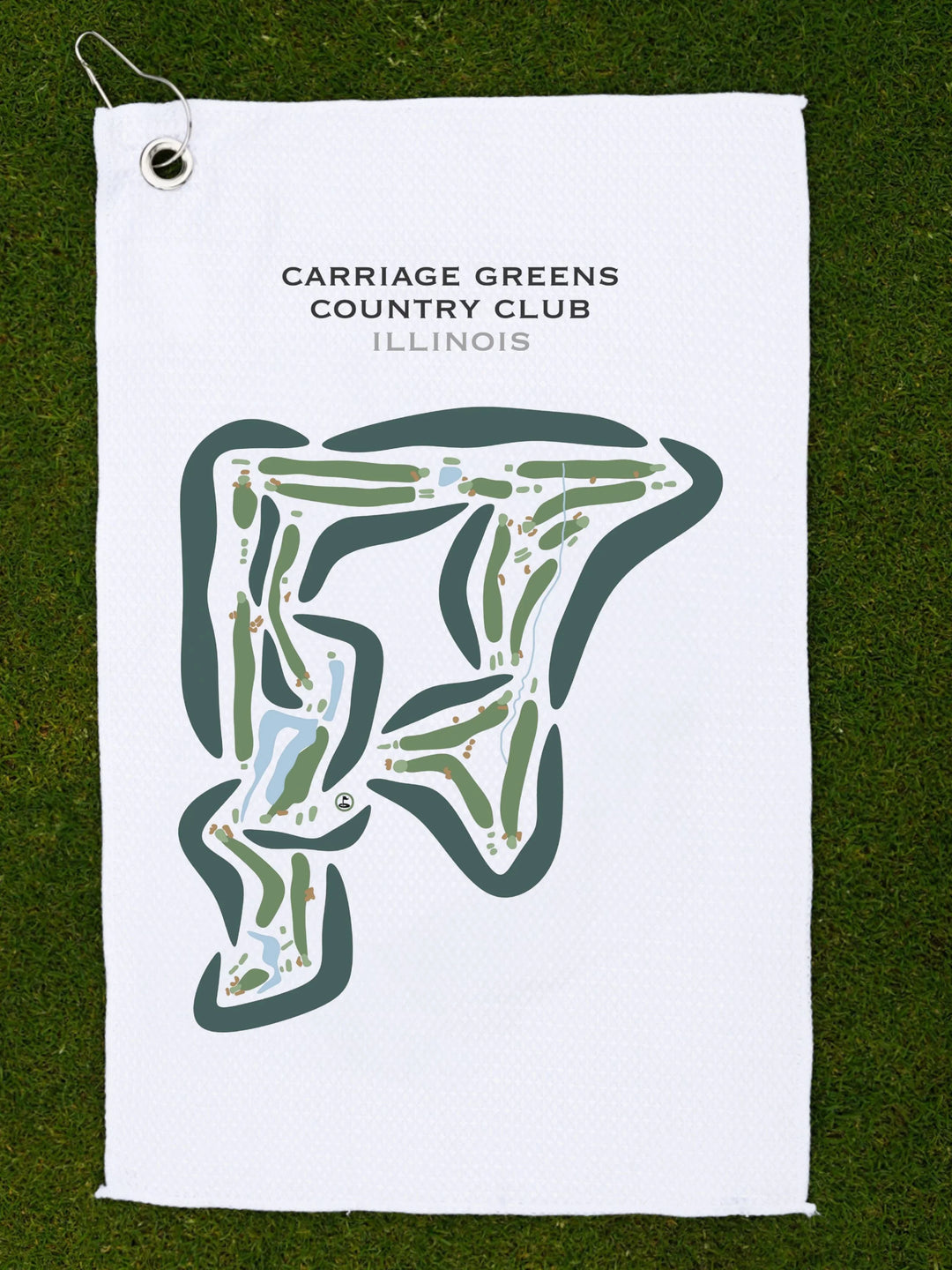 Carriage Greens Country Club, Illinois - Printed Golf Courses