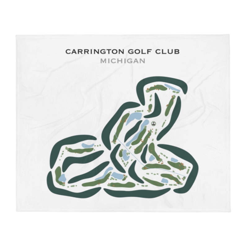 Carrington Golf Club, Michigan - Printed Golf Courses