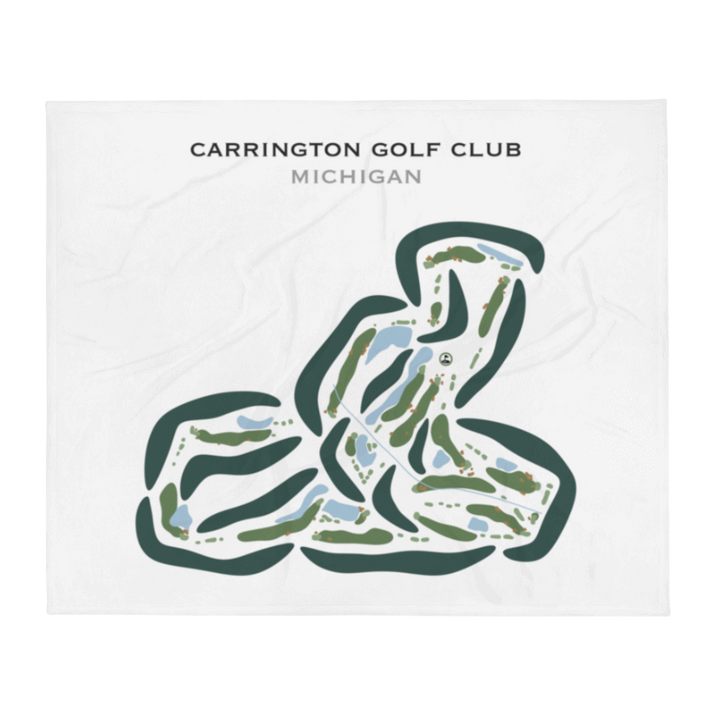 Carrington Golf Club, Michigan - Printed Golf Courses