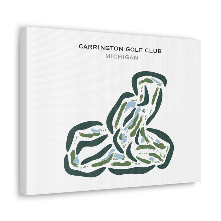 Carrington Golf Club, Michigan - Printed Golf Courses
