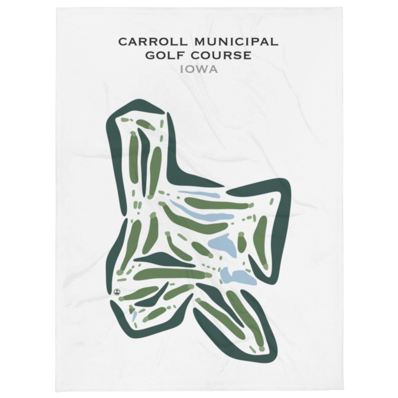 Carroll Municipal Golf Course, Iowa - Printed Golf Courses