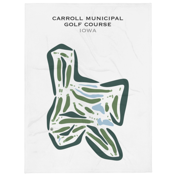 Carroll Municipal Golf Course, Iowa - Printed Golf Courses