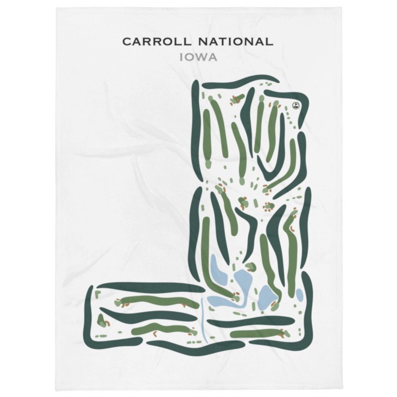 Carroll National Golf Club, Iowa - Printed Golf Courses