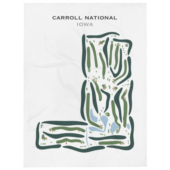 Carroll National Golf Club, Iowa - Printed Golf Courses