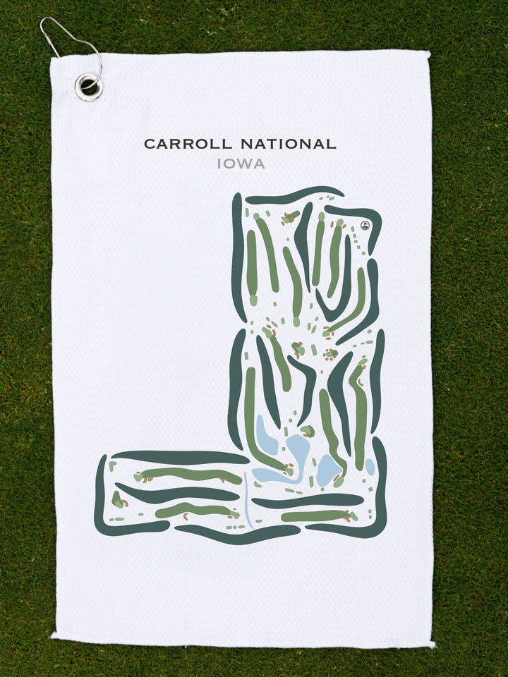 Carroll National Golf Club, Iowa - Printed Golf Courses