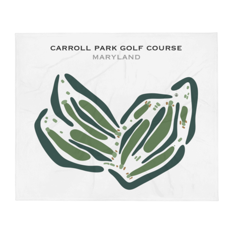 Carroll Park Golf Course, Maryland - Printed Golf Courses