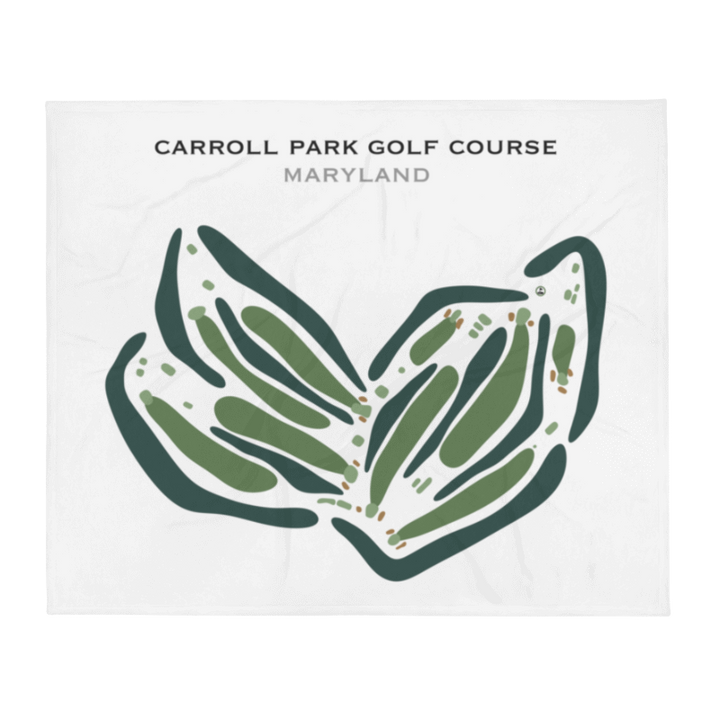 Carroll Park Golf Course, Maryland - Printed Golf Courses