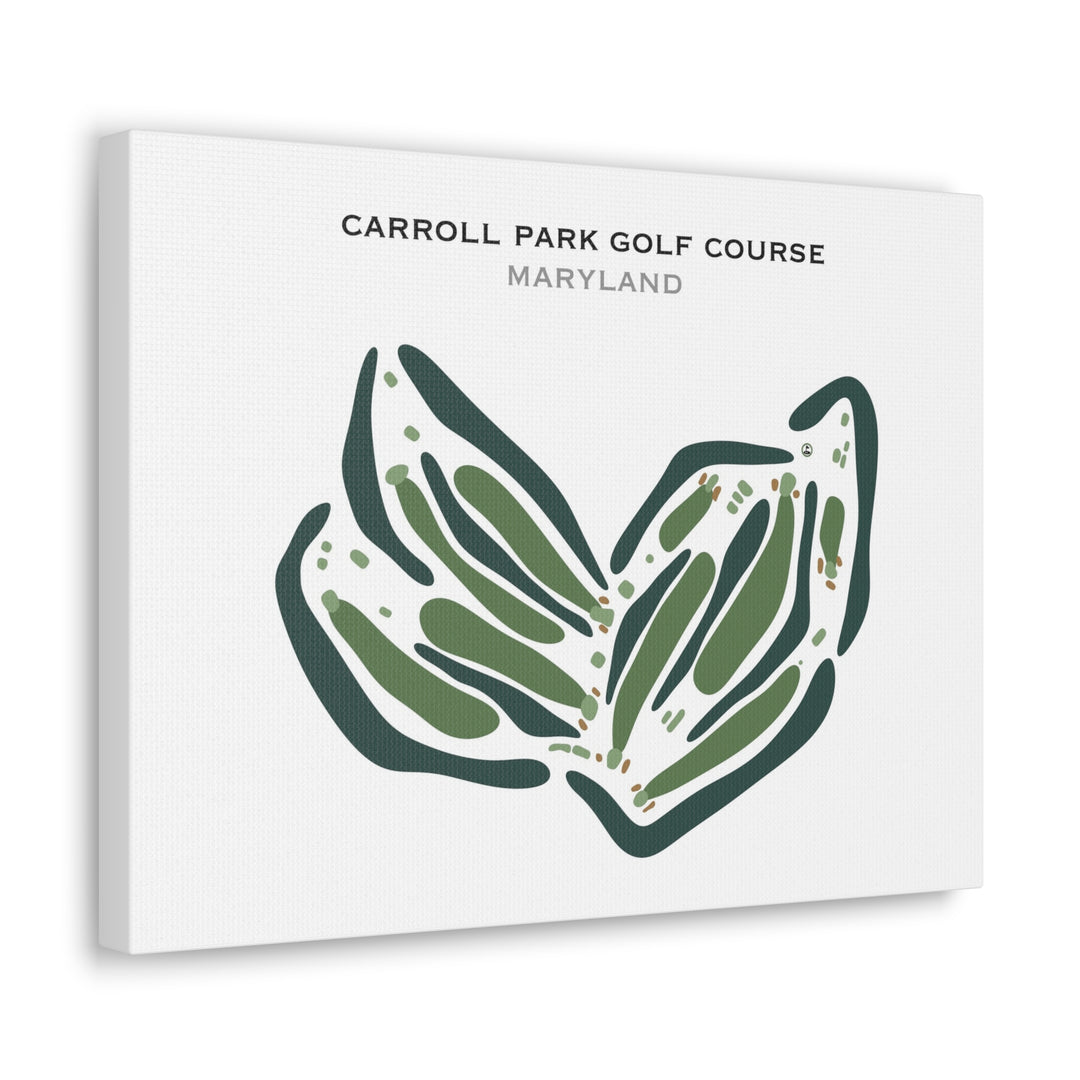 Carroll Park Golf Course, Maryland - Printed Golf Courses