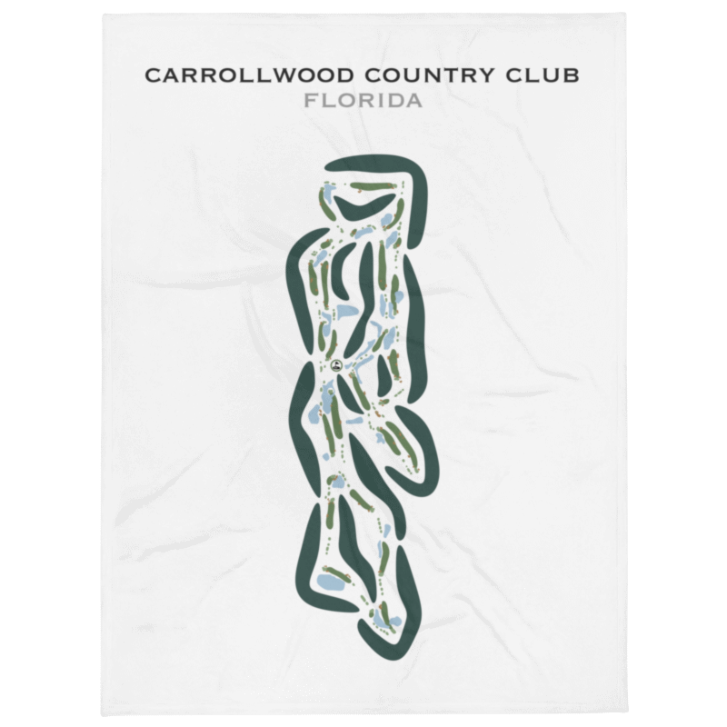 Carrollwood Country Club, Florida - Printed Golf Courses