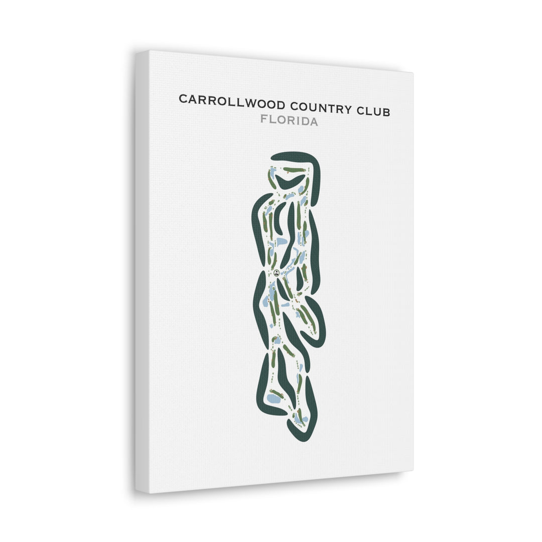 Carrollwood Country Club, Florida - Printed Golf Courses