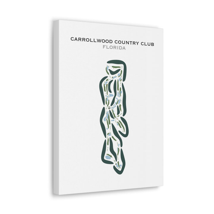 Carrollwood Country Club, Florida - Printed Golf Courses