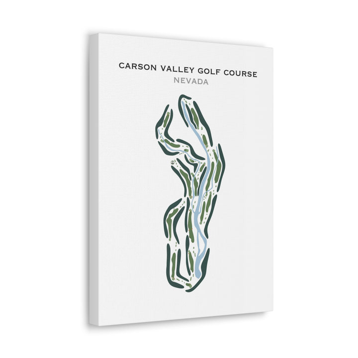 Carson Valley Golf Course, Nevada - Printed Golf Course