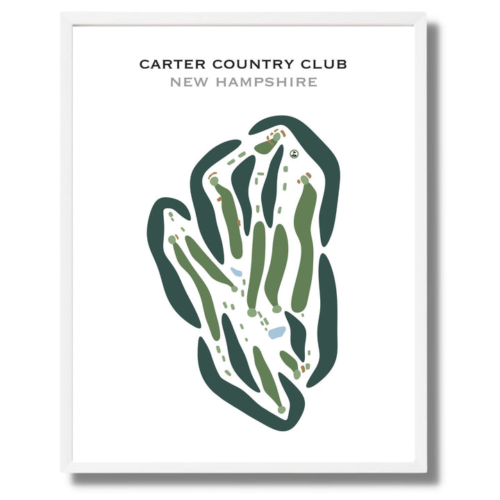 Carter Country Club, New Hampshire - Printed Golf Courses