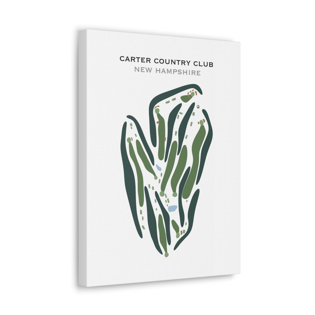 Carter Country Club, New Hampshire - Printed Golf Course