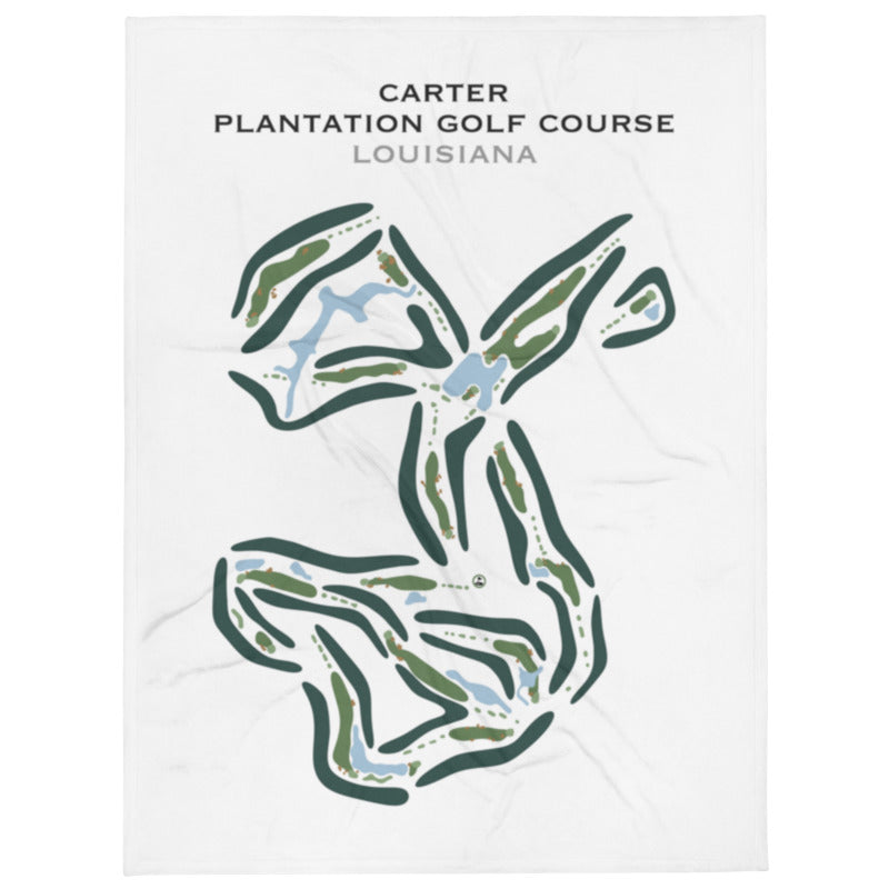 Carter Plantation Golf Course, Louisiana - Printed Golf Course