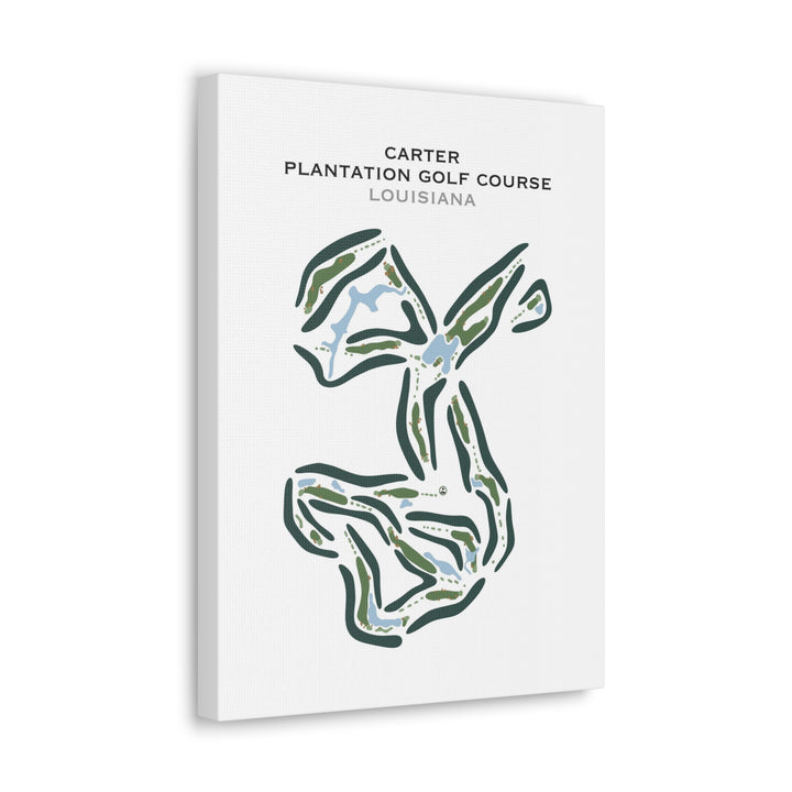 Carter Plantation Golf Course, Louisiana - Printed Golf Course