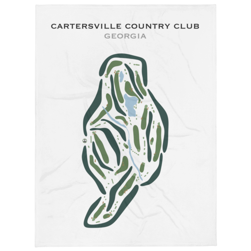 Cartersville Country Club, Georgia - Printed Golf Courses