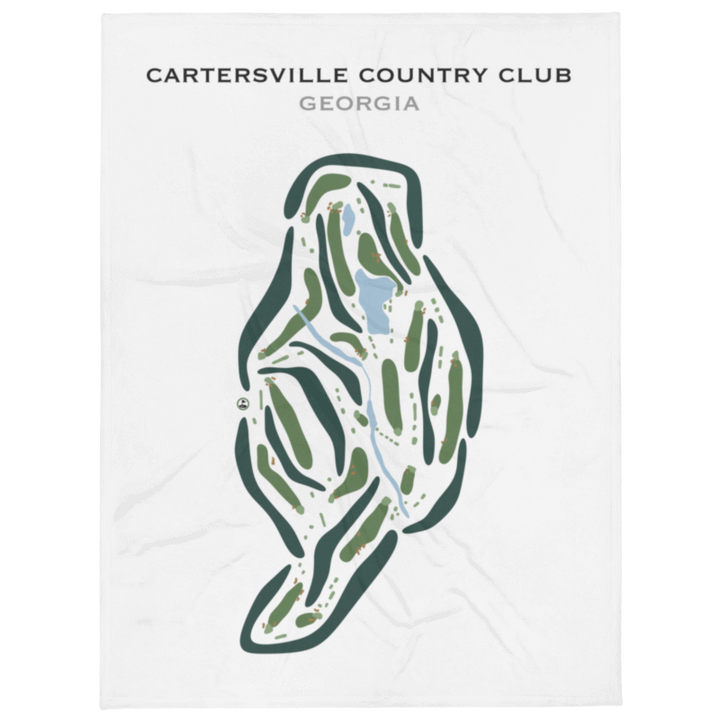 Cartersville Country Club, Georgia - Printed Golf Courses