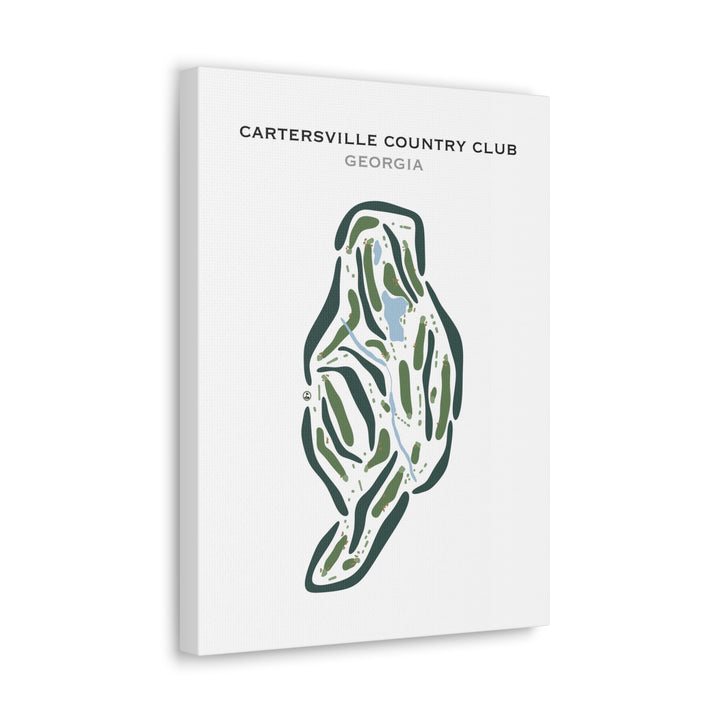 Cartersville Country Club, Georgia - Printed Golf Courses