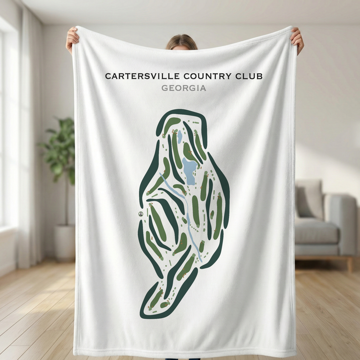 Cartersville Country Club, Georgia - Printed Golf Courses