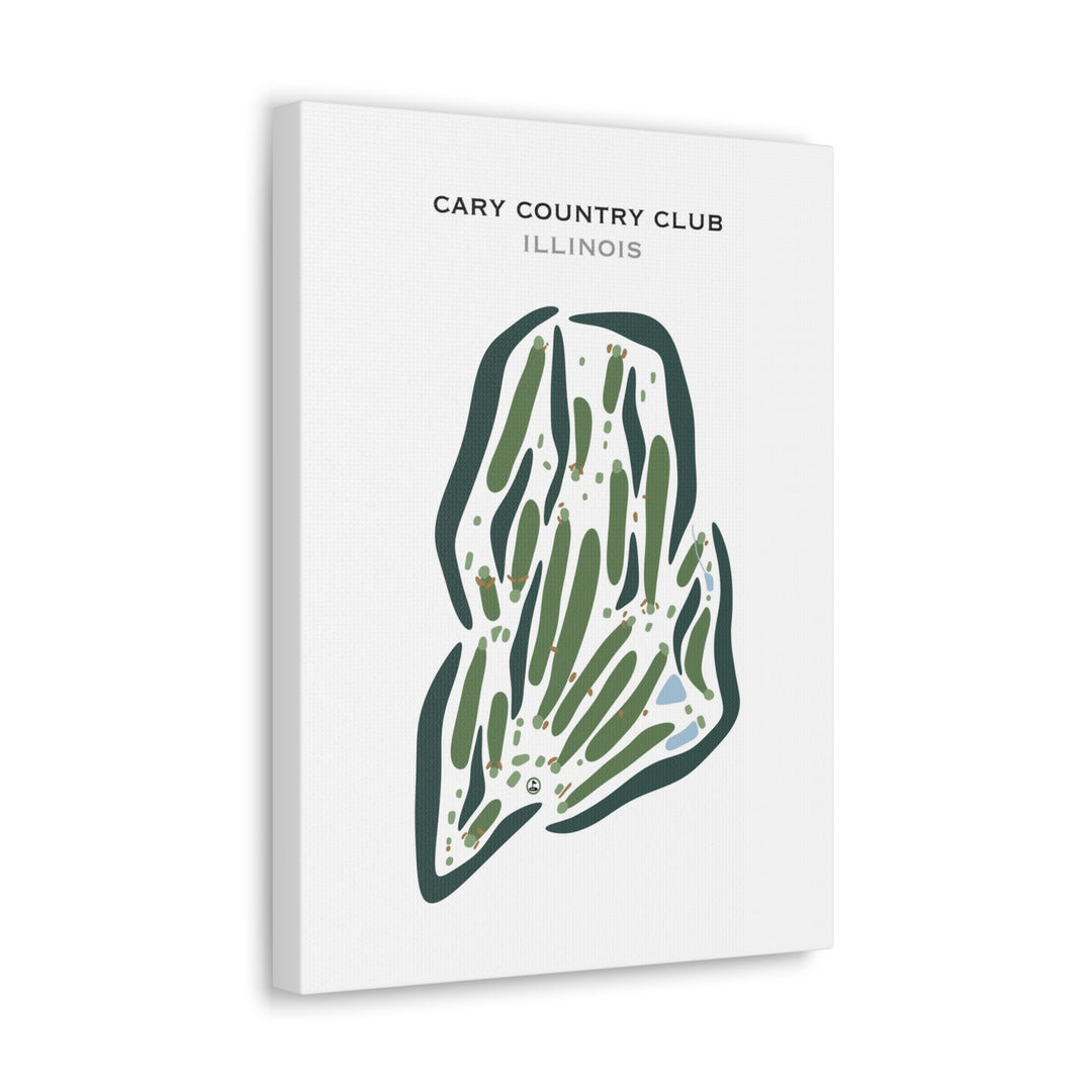 Cary Country Club, Illinois - Printed Golf Courses