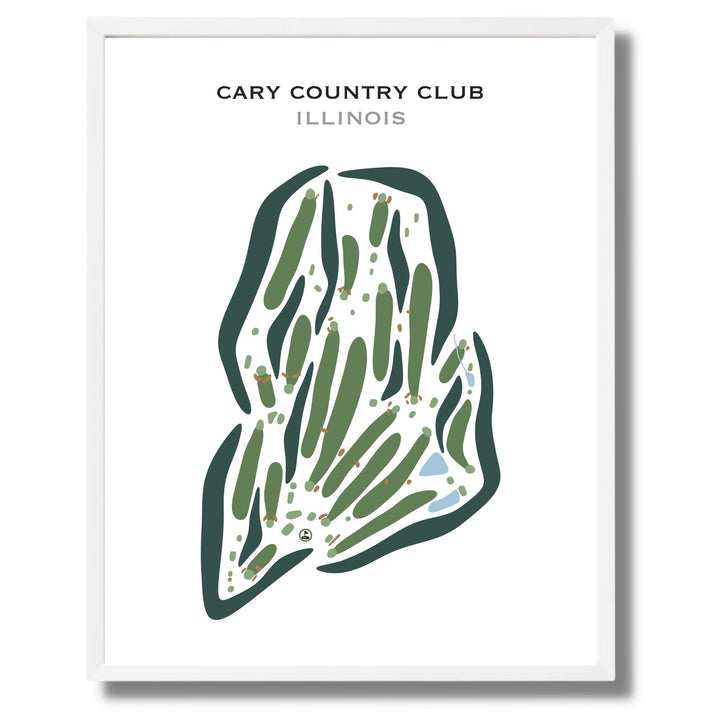 Cary Country Club, Illinois - Printed Golf Courses