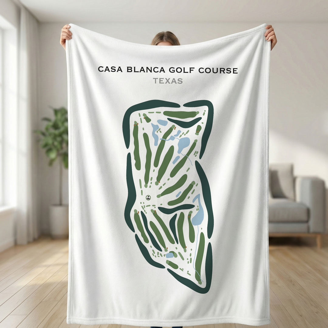 Casa Blanca Golf Course, Texas - Printed Golf Courses