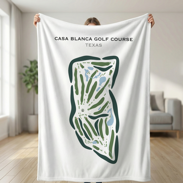 Casa Blanca Golf Course, Texas - Printed Golf Courses