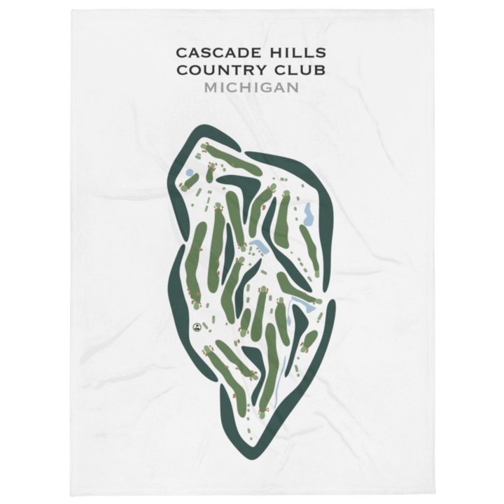 Cascade Hills Country Club, Michigan - Printed Golf Courses