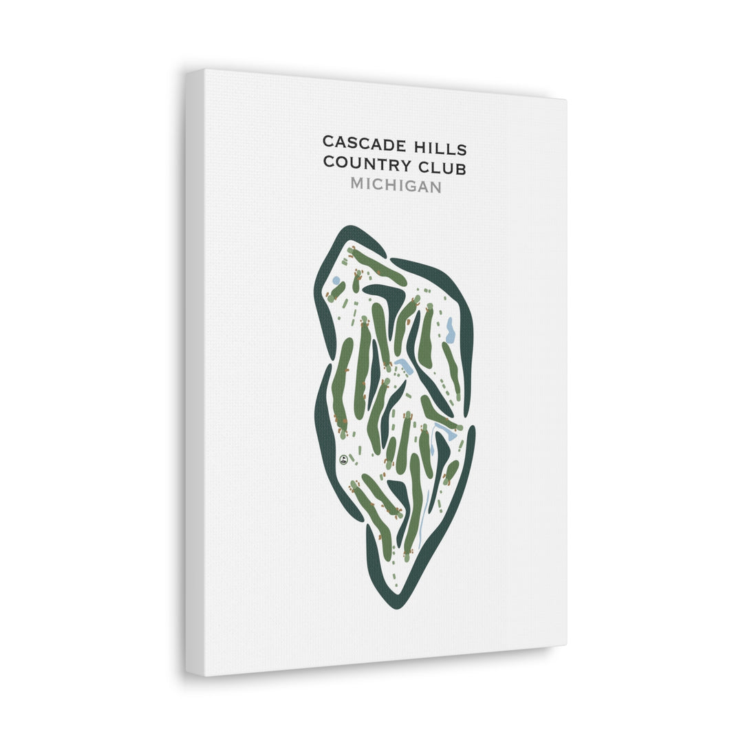 Cascade Hills Country Club, Michigan - Printed Golf Courses