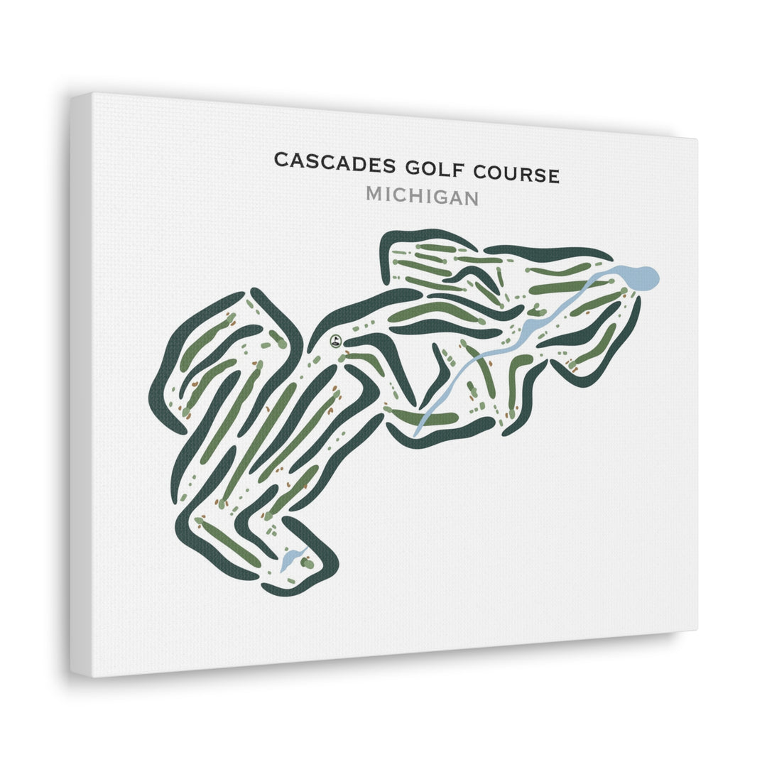 Cascades Golf Course, Michigan - Printed Golf Courses