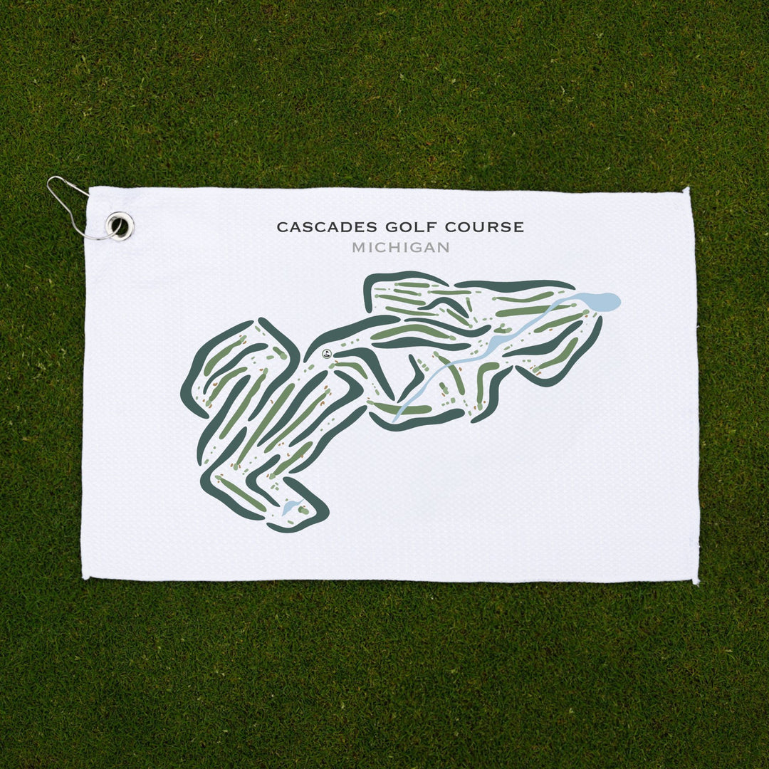 Cascades Golf Course, Michigan - Printed Golf Courses
