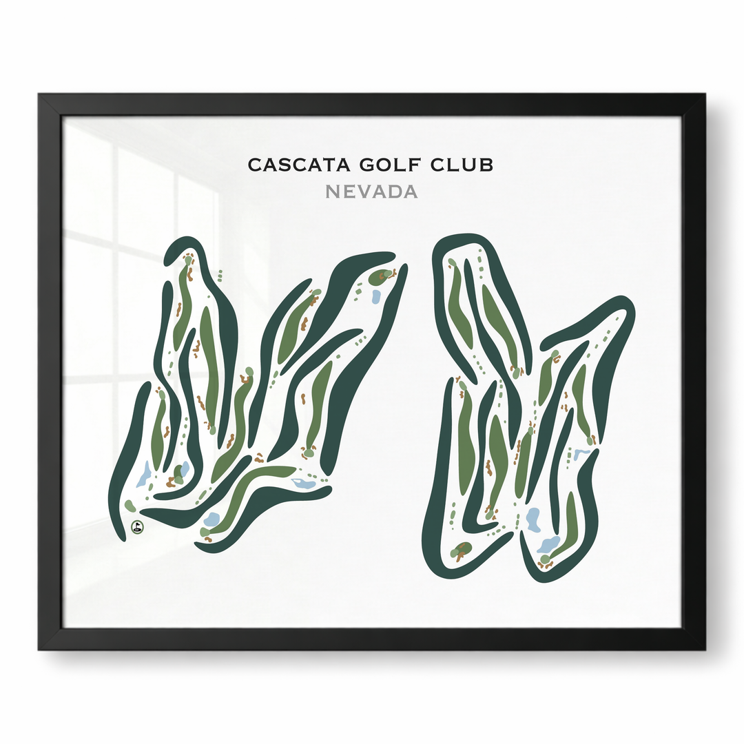 Cascata Golf Club, Nevada - Printed Golf Courses